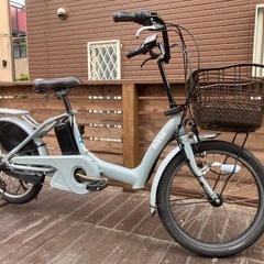 【商談成立】電動自転車　BRIDGESTONE  bikke   　   Panasonicの現行バッテリーモデル　　　　　人気カラー！　　大容量8ah搭載の画像