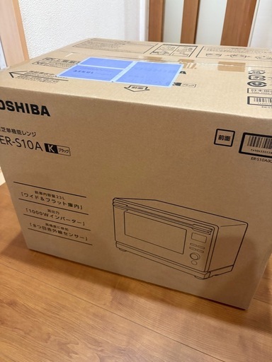 TOSHIBA 電子レンジ　 ER-S10A ブラック