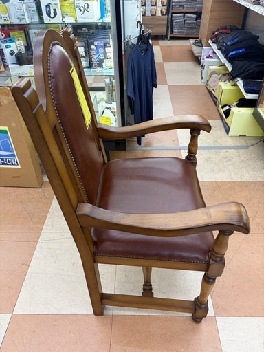 ★ジモティー割引有★アンティーク調アームチェア《リサイクルショップドリーム次屋店/尼崎市若王寺》
