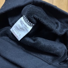 ブラック　Mサイズ　裏起毛ありのズボンの画像
