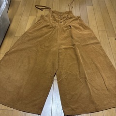 フリーサイズ　ハートマーケット　コーディロイ　茶色　の画像