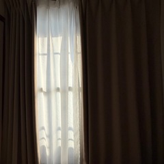 【お渡し先決定】 1級遮光カーテン＋UVカットレースカーテンセットの画像
