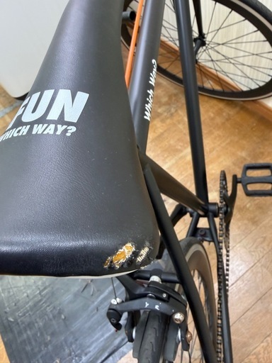 ☆現状品☆ FUN which way? ピストバイク フリーギア 前後ブレーキ有り シングルスピード