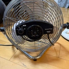 YAMAZEN メタルファン MF-B30 卓上扇風機 工業系 レトロ 動作品の画像