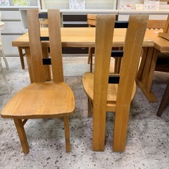 【愛品館 江戸川店 】Shimachu Home’ｓ 4人掛けダイニングテーブルセット（島忠ホームズ）の画像