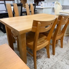 【愛品館 江戸川店 】Shimachu Home’ｓ 4人掛けダイニングテーブルセット（島忠ホームズ）の画像