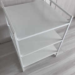     IKEA 収納ラック ホワイト 50×51×70の画像