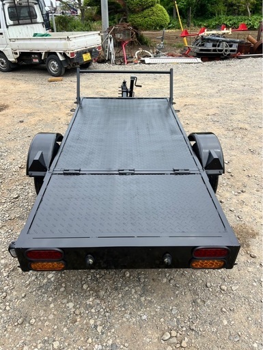 シーマリン MT-34F 中古 軽トレーラー　シーマリン製　ダンプ付き　折りたたみ式