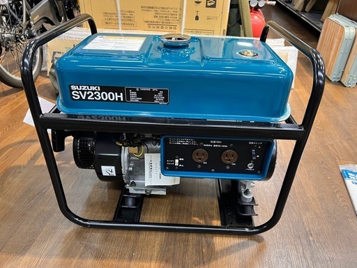 スズキ SUZUKI エンジン発電機 SV2300H 未使用 ガソリン 防災 【11162328】