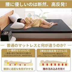MyeFoam マットレス 高反発 ダブル 厚さ5cm 敷布団の画像