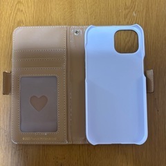iPhone15 PEANUTS スヌーピー 手帳型スマホケース ブラウンの画像