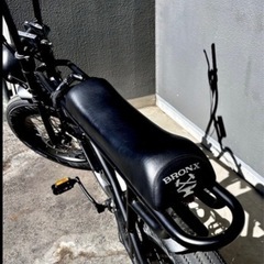 カスタム電動自転車【BRONX BUGGY M.BLACK】Max30km以上 ・走行340km