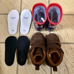 キッズ靴　13cm  まとめ売り　長靴　スニーカーの画像