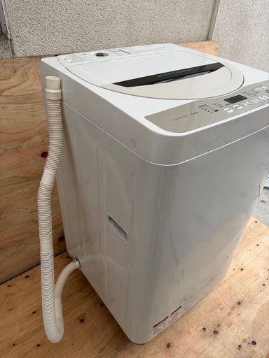 SHARP 4.5kg 全自動洗濯機 ES-GE45R 