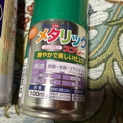 ラッカースプレー　油性　ブラック　グリーンの画像