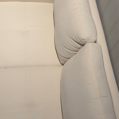 2人掛けローソファ（美品）の画像