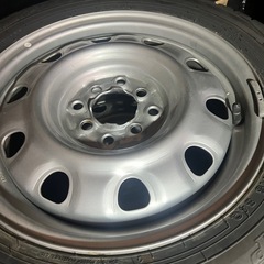 185/60r15スタッドレスタイヤダンロップwiter39週2024年製とホイール4本セットの画像
