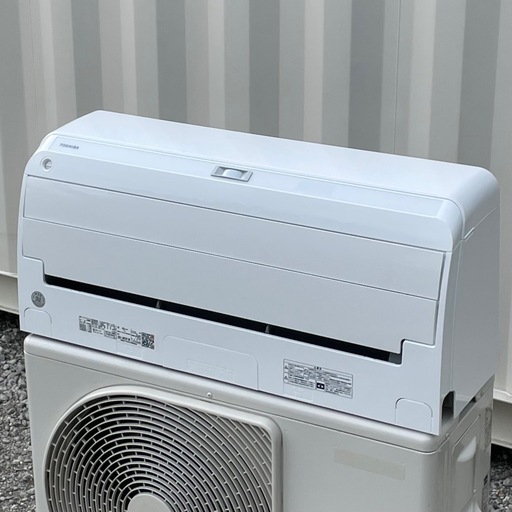 取付け可 ! ! ◇東芝 エアコン 14畳用 2022年製 自動お掃除 AI快適 空清 100V 高機能RASーJ401RY 洗浄済み
