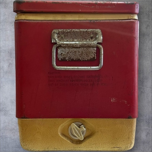 70s Vintage Coleman Snow Lite Cooler Box