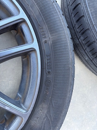 再出品　DUNLOP ENASAVE EC300 155/65/14 アルミホイールセット