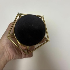キャンドルホルダー　IKEA ゴールドの画像