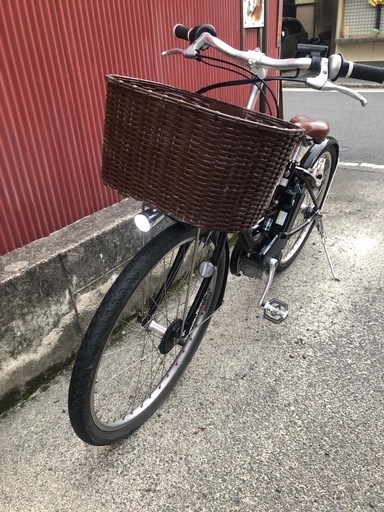 【京都発】京の楽チャリ　電動アシスト自転車　ブリヂストン　26インチ　デリーシェ