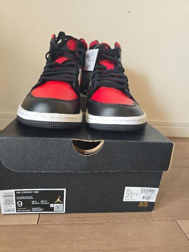 AIR JORDAN 1 MID_エアジョーダン 1 ミッド/27cm/RED