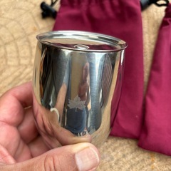 ロゴス　ステンレス製ワイングラスの画像