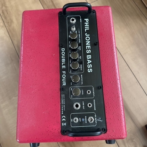 ベースアンプ　PHIL JONES BASS DOUBLE FOUR RED 