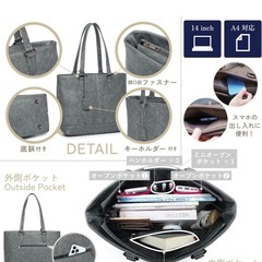 新品未使用❗️メンズトートバッグの画像