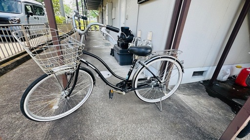 週末限定特価！】 シティサイクル 女性人気 低床フレーム ママチャリ 26  自転車