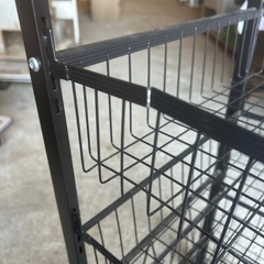 スチール製　棚　シェルフ　お洒落　4段の画像