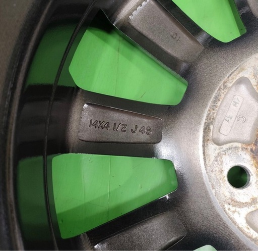 スバル(ダイハツ/トヨタ)
純正 14×4.5J+45 PCD 4H×100 スバル アルミホイール アルミ 純正 ホイール 4穴 ４