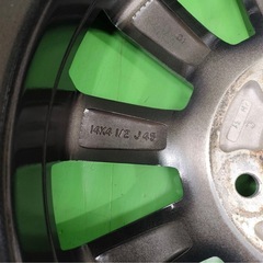 SUBARU純正 14×4.5J+45 PCD 4H×100 スバル アルミホイール アルミ 純正 ホイール 4穴 ４本セットの画像