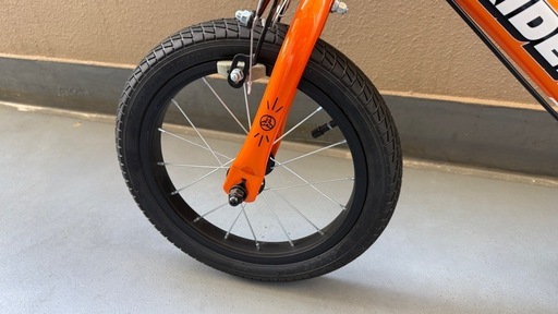 STRIDER 14インチ オレンジ ストライダー ブレーキ付き STRIDER 14x（ストライダーフォーティーンエックス）（サンシャイン 