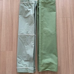 【★無料★】緑のロールカーテン 2枚セットの画像