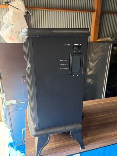 2018年製【山善】暖炉型ファンヒーター YDH-SK10 インテリアにも◎（訳