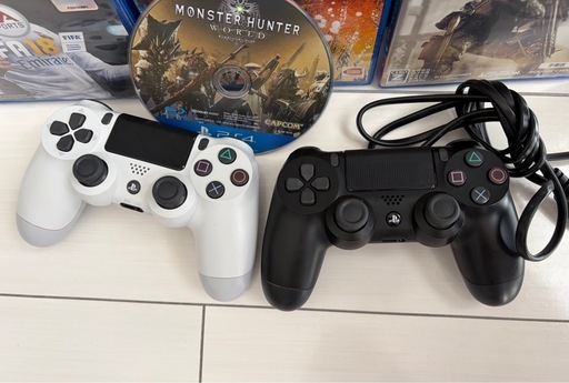 PS4 500GB コントローラー&有名ソフト付