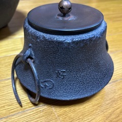 火鉢　やかんの画像