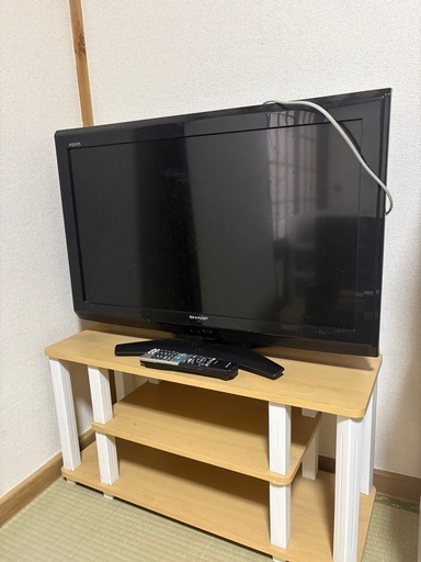 シャープ 32インチ 液晶テレビ  テレビ台付