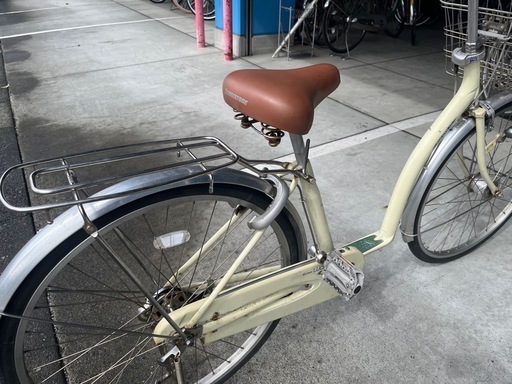 【大人用】整備済中古自転車 ミヤタ 軽いアルミフレーム 26型 ベージュ色 <自転車のオオムラ 静岡店> 大人用】整備済中古自転車 ミヤタ 軽いアルミフレーム 26型RESERVE 