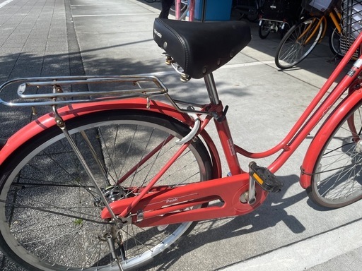 【大人用】整備済中古自転車 丸石26型ワイングラス  X型 婦人車 黒色 <自転車のオオムラ 静岡店>