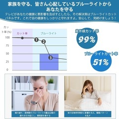液晶テレビ保護パネル 65インチ テレビカバー アクリル製 液晶tv保護プロテクター クリアの画像