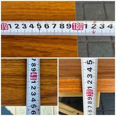 ★一台¥4,000-★【全4台】幅180×高さ33cm 長テーブル・ロータイプ 座卓 勉強机 会議やイベントなどに！の画像