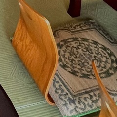 ①木製座椅子9脚セット【オマケつき】の画像