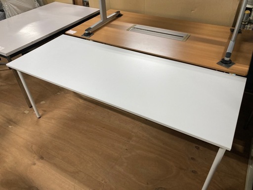 プラス ミーティングテーブル デスク 幅180cm 中古 中古】 AS-127T WH プラス/PLUS ミーティングテーブル（会議机 
