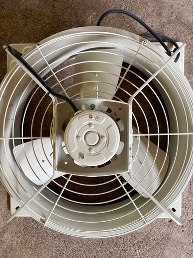 美品　三菱電機　畜舎用有圧換気扇　50㎝ファン