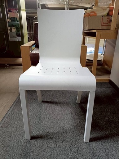 旭川家具 カンディハウス ダイニングチェア 白 北欧風 シンプル CONDE HOUSE
