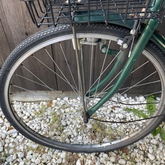 自転車　両輪パンクの画像