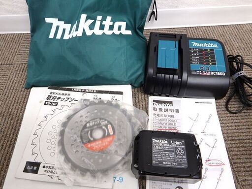 新札幌 MAKITA マキタ 充電式草刈り機 MUR190SD 18V /No.4096